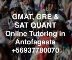 GMAT, GRE & SAT QUANT Online Tutoring in Antofagasta +56937780070